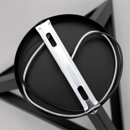 Lamp "Pyramid" 1HE27 40W Black 23x23x20 cm-5