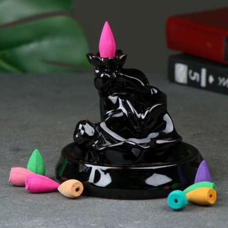 Set of incense on the stand "Waterfall" 12x12x10cm-1