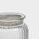 Glass Bank for bulk products with ceramic lid "Tea Conversations", 700 ml, 10.7 × 17 cm, white color