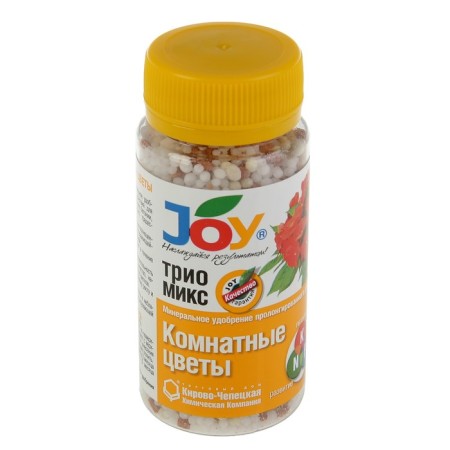 Mineral Joy fertilizer, Trio mix, indoor flowers, granules, 100 g