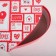 A set of boxes 3 in 1, gift packaging, “Love everywhere”, 16 x 14 x 6 cm –22 x 20 x 9 cm