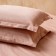 Fergy pillowcase set, size 70x70 cm, beige pink color, 2 pcs