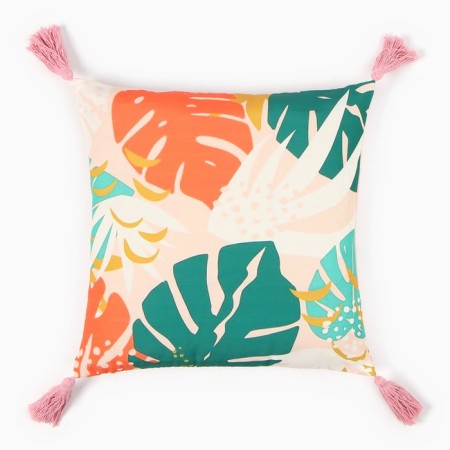 Decorative pillowcase with brushes Ethel Tropics 45x45 cm, polyester
