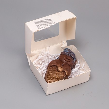 Chocolate figure, "Snowman-Morozhevka", 80 g-3