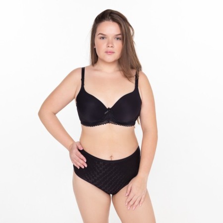 Panties female slips, black color, size 52-54 (9)-3