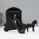 Photo frame plastic 10x15 cm "Wagon with a horse" Bronze 25.8x2.5x19.8 cm