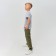 Pants for the boy Minaku: Casual Collection Khaki Color, height 128