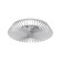 Mantra Himalaya, LED, 4900lm, 2700-5000K, 186 mm, silver color, silver
