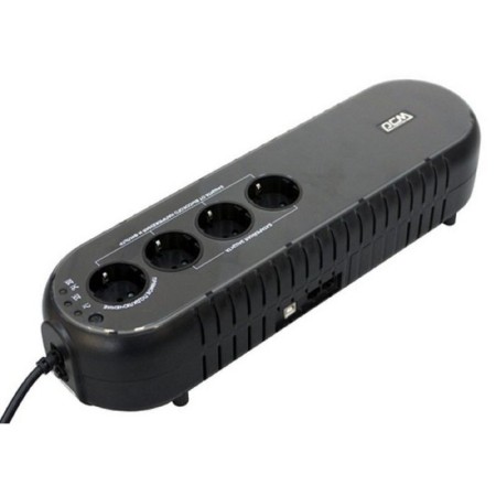 Source of uninterrupted power Powercom Wow 1000U, 500 W, 1000 VA, Black
