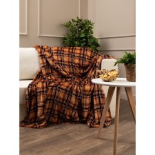 Плед TexRepublic, размер 140х200 см, цвет коричневый