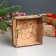 New Year's piggy bank with acrylic "Snowman" 12x12x4 cm