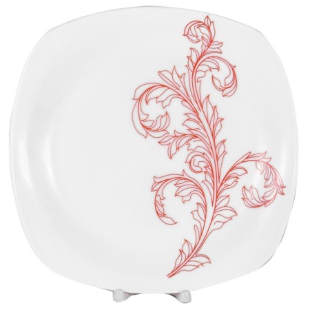 A set of square plates of OlaFF "Red Stem", 18 items-2