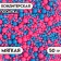 Sprinking confectionery with the effect of neon in color glaze "Pink, blue", 50 g