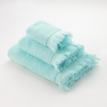 Trick Lovelife Fringe 50x90 light-blue towel, 100% cotton, 360 g/m2-2