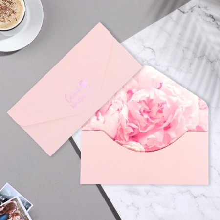 Set of envelopes for money "Congratulatory - 1" 6 pieces, software touch, embossing, 9x19 cm-3