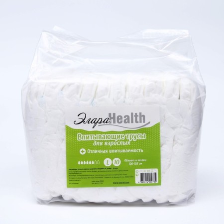 Elara HEALTH absorbents for adults, size L, 10 pcs.-2