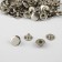 Installation button, alpha (S-shaped), d = 12.5 mm, nickel color