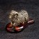 Souvenir "Baran Cash", Brass, Amber
