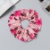 Hair elastic band "Orbit" Aard Summer, 12 cm, pink