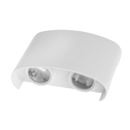 Facade lamp "Semesfer", FSD-009, 4W, 3000k, 2 rays, IP65, 220V, metal, white-8