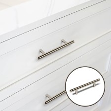 Realing handle, d = 12 mm, m/o 96 mm, color Satin nickel
