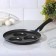 Hit pan, d = 24 cm, portioned, anti -stick coating, black color