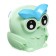 Mechanical sharpener with a container of an owl light green