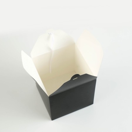 Black folding box, 14 x 14 x 14 cm-2