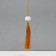 Textile suspension, plastic "Brush. Lotus" Gold 1,2x2.7x14.5 cm
