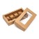 Folding box under 8 sweets, craft, 9.8 x 17.7 x 3.5 cm