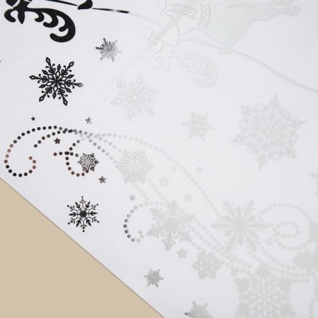 Vinyl stickers with foil "holiday", 30 x 50 cm, new year-3