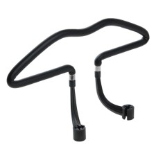 Shoulders with fastening on the headrest, in PVC braids, black