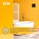 Ventilation grate Zein Lux l155kr, 155 x 155 mm, with a grid, inexhaustible, brown