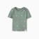 Children's Minaku T-shirt, olive color, height 68-74cm