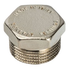 Заглушка STOUT SFT-0025-000034, 3/4", наружная резьба, никелированная латунь