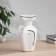 VAZA Ceramics Table "Picasso" (manual painting) Beno10.5 cm, black and white