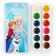 Honey watercolor "Anna, Elsa and Olaf" cold heart, 12 colors, without brush