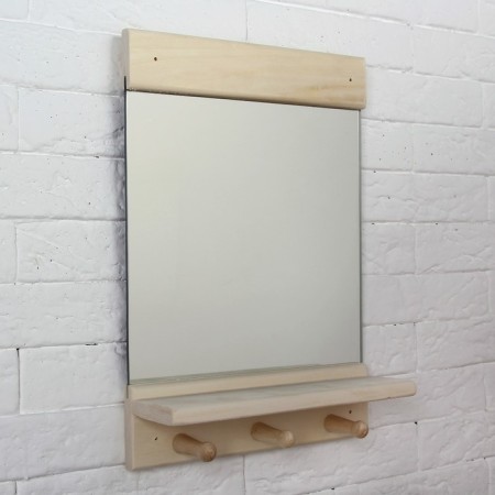 Shelf with a mirror "Classic", 36 x 25cm-1