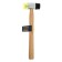 Richthoe tundra hammer, wooden handle, brisk 35 mm, 300 g