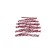 Cosmetic pencil for lips, waterproof, No. 6, shade amaranth