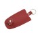 Key on the button, length 11.5 cm, red color