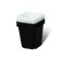 Pot for seedlings, 500 ml, d = 9 cm, h = 10 cm, mix