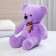 Soft toy "Bear", 65 cm, purple color, mix