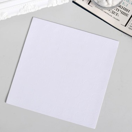 Adhesive tape double -sided "round" diameter 1.5x1.5 cm 15x15 cm-1
