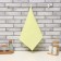 Towel "Dolyana" yellow color 35x60 cm, 100% cotton, large waffle 220 g/m2