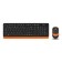 Keyboard + Mouse A4Tech FSTYLER FG1010 CLAV: Black/Orange Mouse: Black/Orange USB Besp 10046