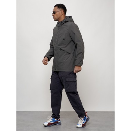 Male park, size 50, dark gray color-7
