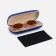 Case for glasses on the cracker, the color is blue