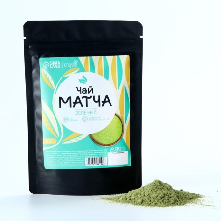 Onlylife match Green, source of antioxidants, 100 g.