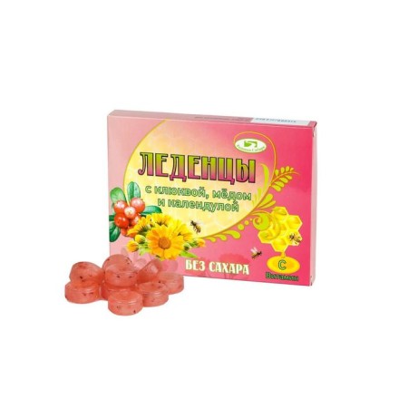 Lolls with cranberries, honey and calendula without sugar-6